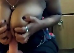 big black tits blow job